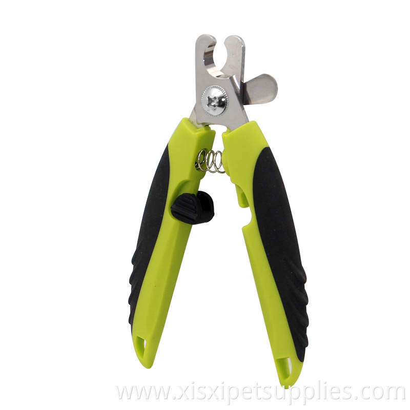 Factory Wholesale Custom LOGO LOW MOQ Pet Cat Dog Nail Clippers With Safety Guard